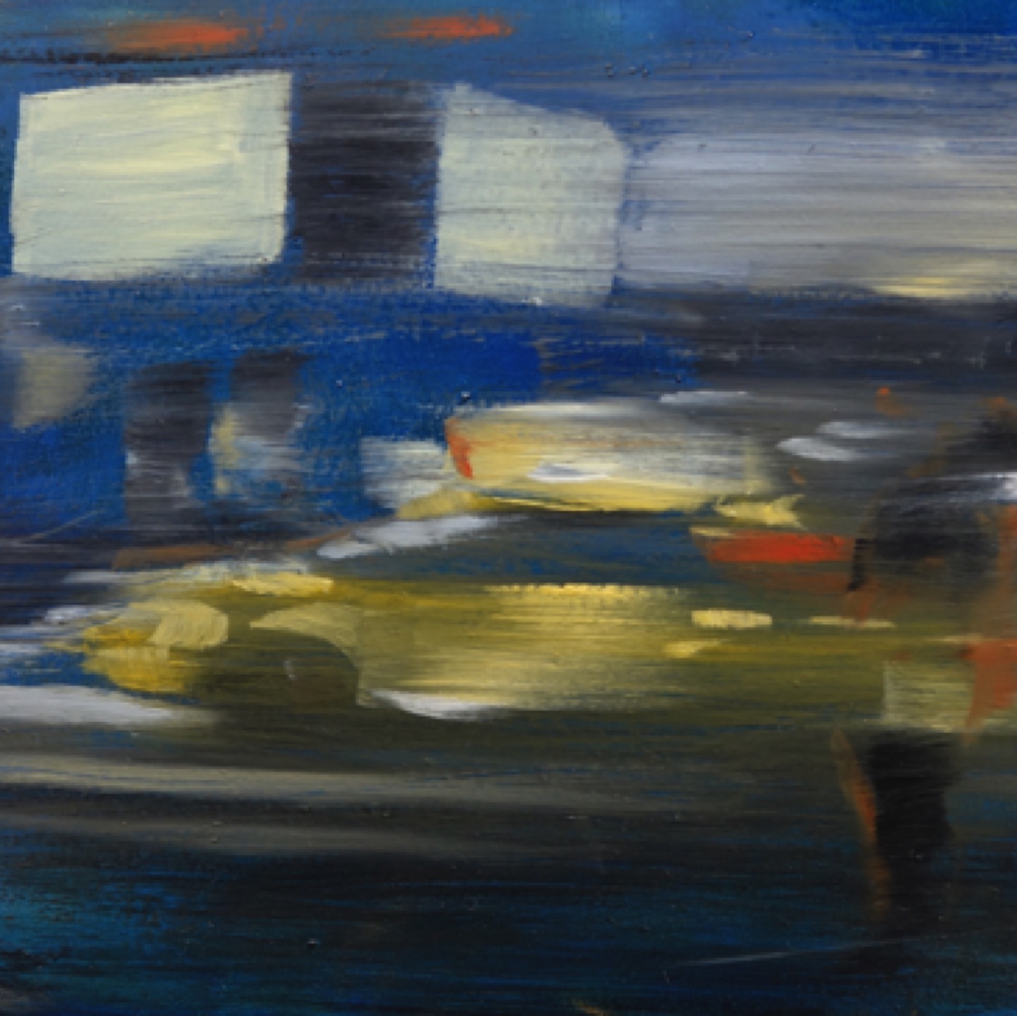 Gregg Chadwick
The Language of Rain
6”x8” oil on panel 2014 
Henthorn-Iwane Collection, Berkeley, California